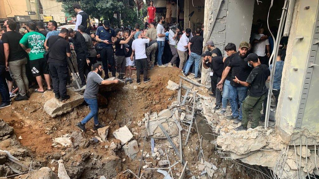 Nine killed in Israeli strike on Beirut reportedly targeting senior Hezbollah commander