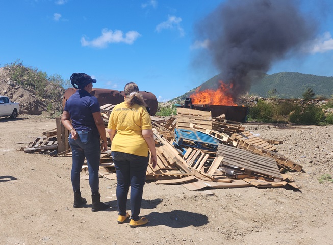 Large Quantity of Confiscated Narcotics and Illicit Items Destroyed by Sint Maarten Authorities